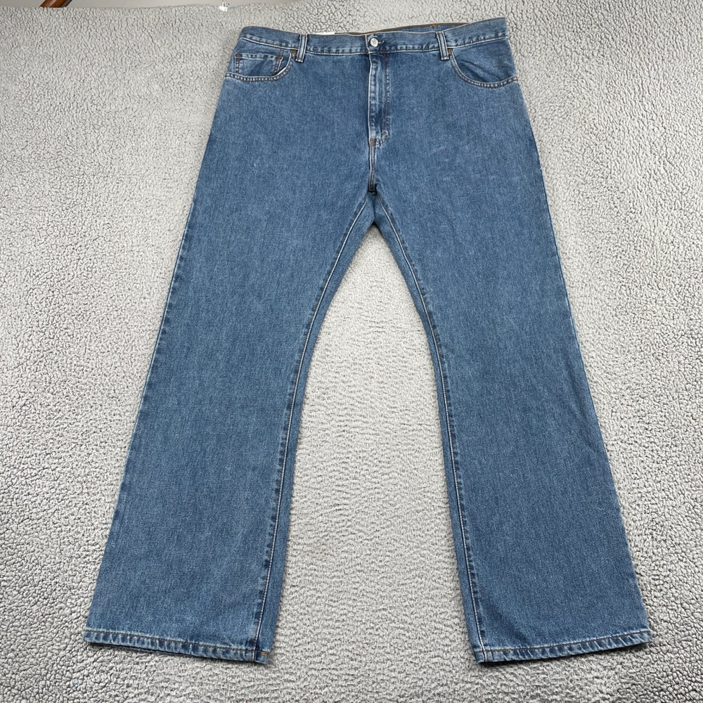 Levi's 517 Jeans Mens 42x32 Blue Boot Cut Slim Fit Vintage Deadstock
